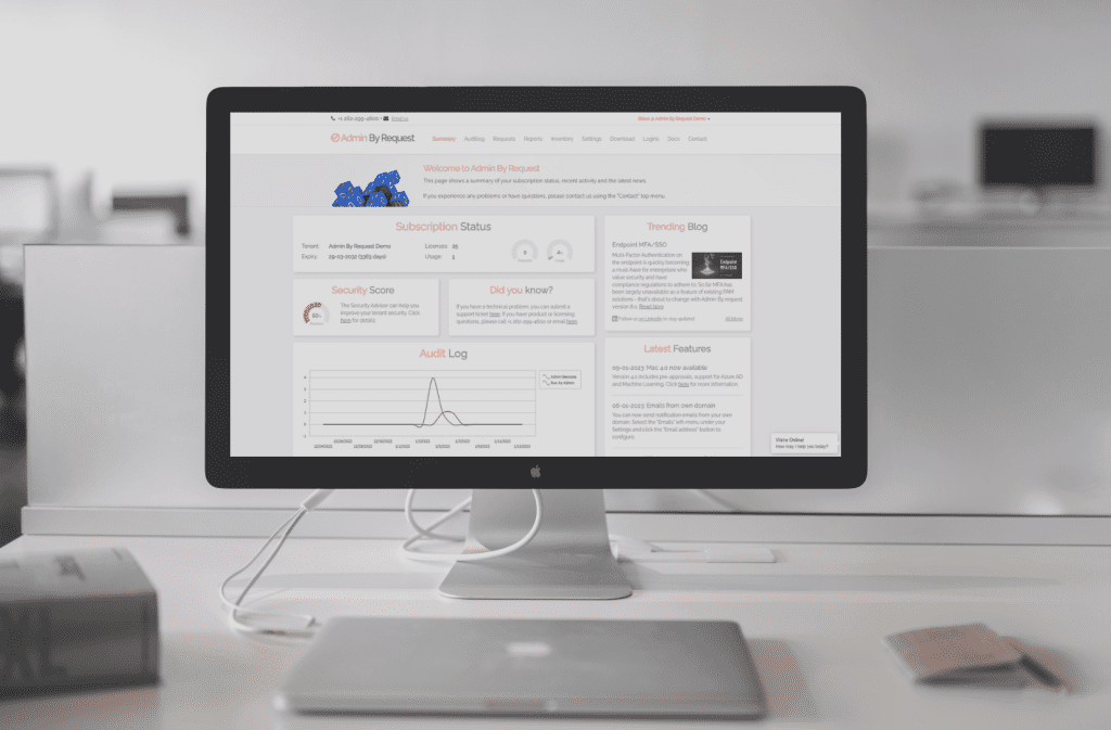 1 » admin by request Admin by request dashboard on a mac. » admin by request