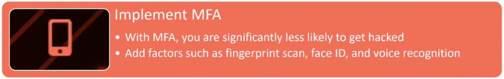 Mfa » admin by request Implement mfa orange banner with bulletpoints and an icon. » admin by request