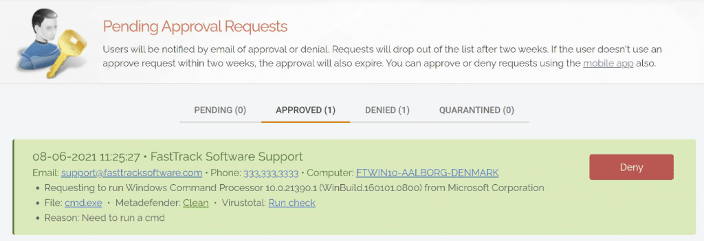 Approving 3 » admin by request » admin by request