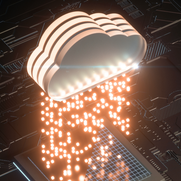 3 » admin by request 3d neon cloud hovering over motherboard. » admin by request